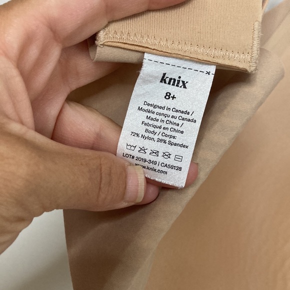 Knix Beige WingWoman Bra Size 8+ 40F 42F 40G 42G Wireless Comfy - Picture 10 of 11
